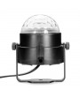 3W LED RGB Crystal Ball Shaped Stage Light Black & Transparent Cover