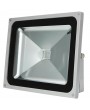 50W RGB Aluminium Alloy LED Flood Light with IP65 Waterproof & Remote Control Gray (AC 90-260V)