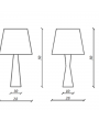 Concise Modern Style Creative Fashion Eye Protection Table Lamp with Light Source US Plug